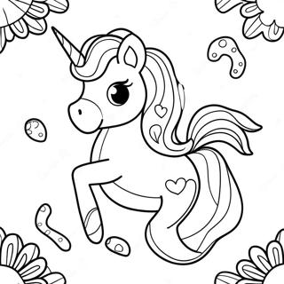 Unicorn Mermaid Coloring Page 11347-9299