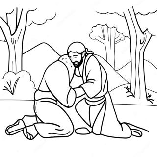 The Good Samaritan Coloring Page 11387-9330