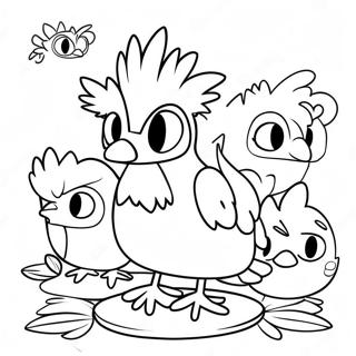 Adventurous Wingfeather Saga Characters Coloring Page 11398-9343