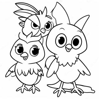 Adventurous Wingfeather Saga Characters Coloring Page 11398-9344