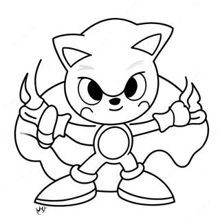 Sonic Halloween Coloring Pages