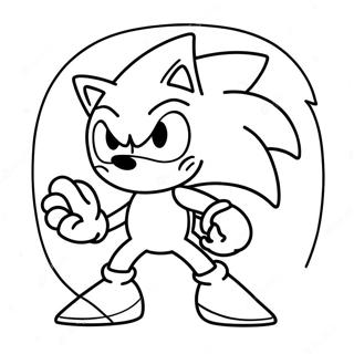 Sonic As A Spooky Ghost Coloring Page 11408-9350