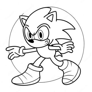 Sonic As A Spooky Ghost Coloring Page 11408-9351