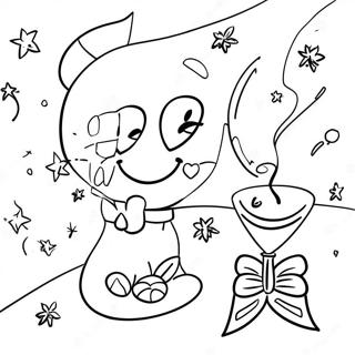 New Years 2024 Coloring Pages