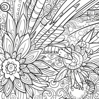 Gel Pen Coloring Page 11457-9387