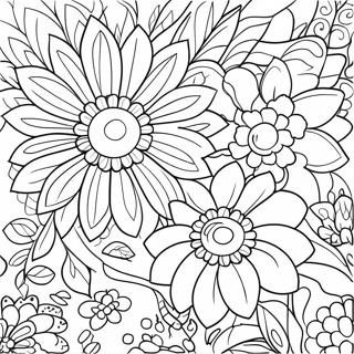 Beautiful Flowers For Mother S Day Coloring Page 11508-9429