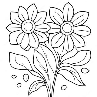 Beautiful Flowers For Mother S Day Coloring Page 11508-9430