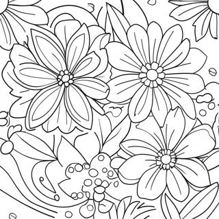 Beautiful Flowers For Mother S Day Coloring Page 11508-9432