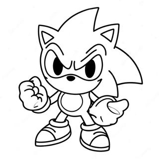 Silver Sonic Coloring Page 11577-9483