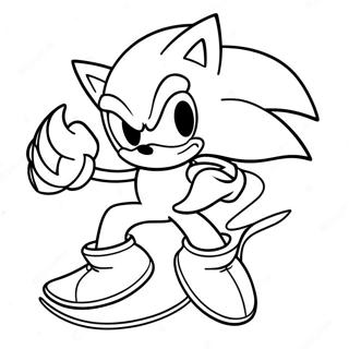 Silver Sonic In Action Coloring Page 11578-9486