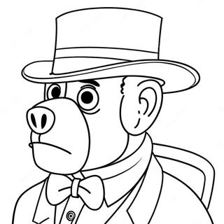 Blitzo From Helluva Boss Coloring Page 11618-9519