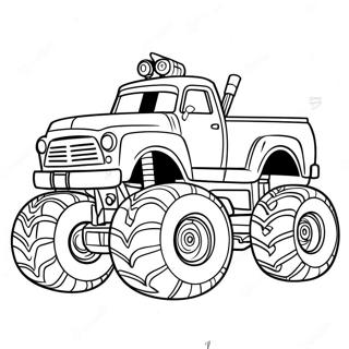 Spiderman Monster Truck Coloring Page 11627-9524