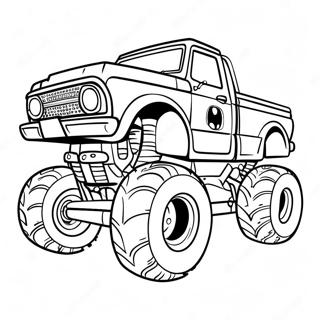 Spiderman Driving A Giant Monster Truck Coloring Page 11628-9525