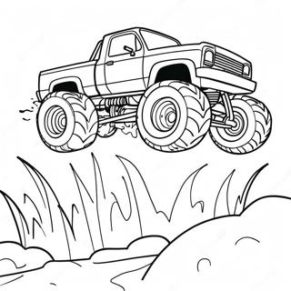 Spiderman Driving A Giant Monster Truck Coloring Page 11628-9528