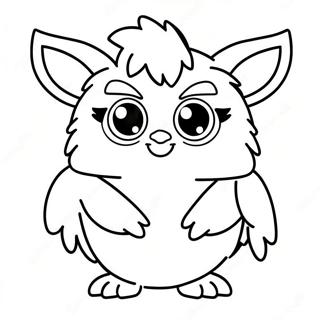 Furby Coloring Page 11637-9530