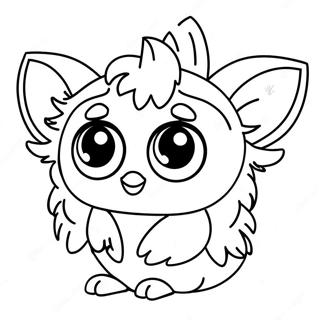 Furby Coloring Page 11637-9531