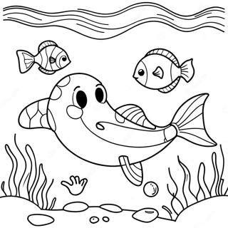 Bebefinn Underwater Adventure Coloring Page 11648-9543