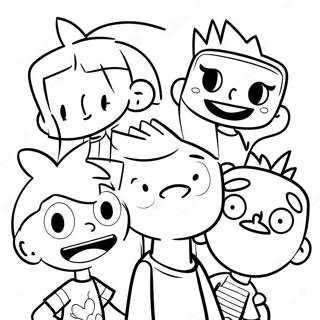 Hey Arnold With Friends Coloring Page 11668-9559