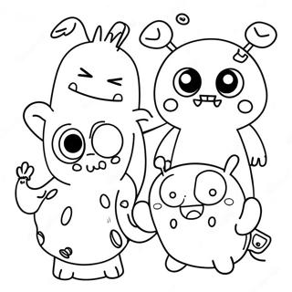 Ugly Dolls Coloring Pages