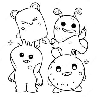 Funny Ugly Dolls Coloring Page 11688-9573