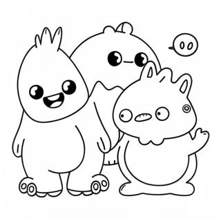 Funny Ugly Dolls Coloring Page 11688-9574