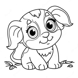 Realistic Baby Animal Coloring Page 11707-9588