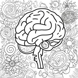 Brain Sheet Coloring Page 11717-9595