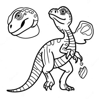 Velociraptor Coloring Page 1171-934