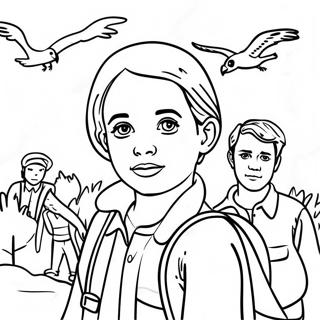 Migration Movie Coloring Page 11727-9604