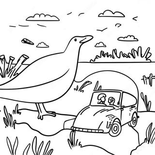 Colorful Migration Movie Scene Coloring Page 11728-9630