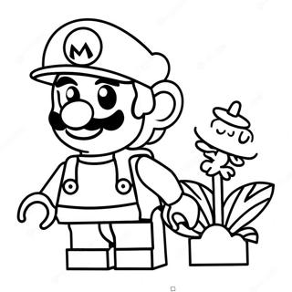 Lego Mario Coloring Page 11747-9619