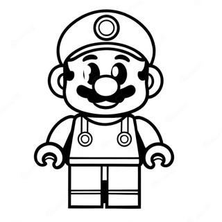 Lego Mario Coloring Page 11747-9642