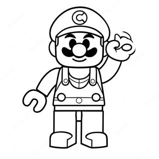 Lego Mario Coloring Page 11747-9643