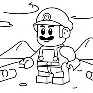 Lego Mario Adventure Coloring Page 11748-9621