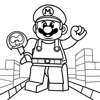 Lego Mario Adventure Coloring Page 11748-9623