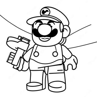 Lego Mario Adventure Coloring Page 11748-9624