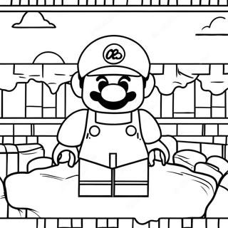 Lego Mario Adventure Coloring Page 11748-9646