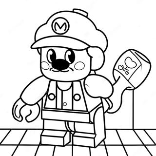 Lego Mario Adventure Coloring Page 11748-9648