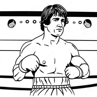 Rocky Balboa Boxing Coloring Page 11767-9659