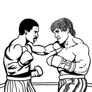 Rocky Vs Apollo Creed Coloring Page 11768-9661