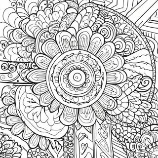 Satisfying Mandala Coloring Page 11807-9683