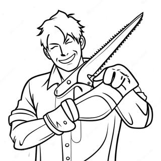 Chainsaw Man Coloring Page 1181-942