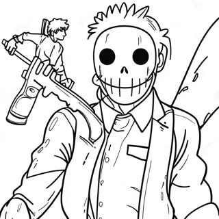 Chainsaw Man Coloring Page 1181-944