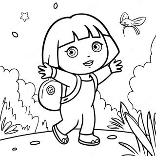 Dora The Explorer Adventure Coloring Page 11848-9702