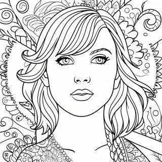 Taylor Swift Albums Coloring Page 11857-9706