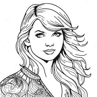 Taylor Swift Albums Coloring Page 11857-9707