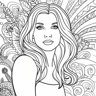 Fearless Album Cover Coloring Page 11858-9709