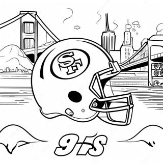 San Francisco 49ers Logo Coloring Page 11867-9715