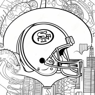 San Francisco 49ers Logo Coloring Page 11867-9716