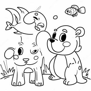 Creation Of Animals Coloring Page 11898-9741